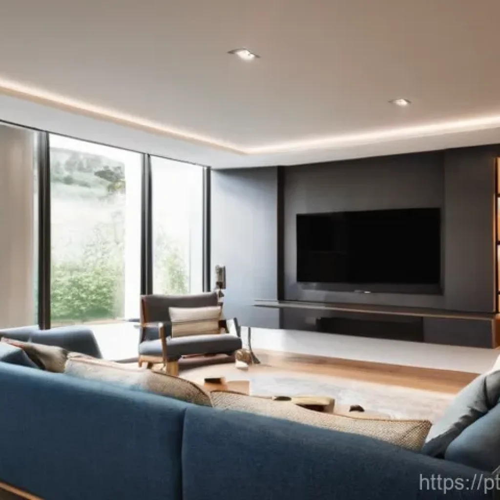 입체 사운드 시스템의 설치 절차 및 팁 - **Prompt 1: Immersive Audio Experience in a Cozy Living Room**
    A person, appearing to be in thei...
